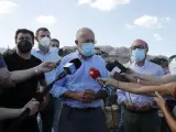 Igea compromete el apoyo la Junta para "revitalizar" la zona afectada por el fuego de Navalacruz