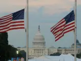 Capitolio banderas EEUU