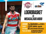 LogroBasket se presenta a su afición este sábado con un partido benéfico a beneficio de FARO