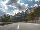Carretera de Catalu&ntilde;a hacia Montserrat.