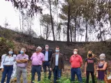 Gonzalo Caballero pide desde Ribas de Sil "un acuerdo de país" para "una nueva" política forestal