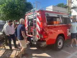 MásJaén.- Larva incorpora un nuevo vehículo "pick up" para actuaciones de incendio y salvamento