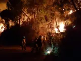 Incendios.- Los nuevos desalojos elevan a 1.054 el número total de evacuados por el incendio de Sierra Bermeja