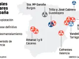 Estas son las centrales nucleares en actividad en España.