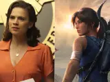 Hayley Atwell y Lara Croft