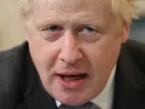 Boris Johnson durante el arranque del curso pol&iacute;tico en el n&uacute;mero 10 de Downing Street.