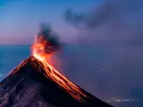 Imagen del Volcán de Fuego en Guatemala.