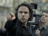 Alejandro G. Iñárritu en pleno rodaje
