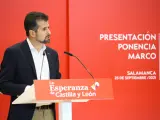 Tudanca lamenta el "desmantelamiento" de la Sanidad y critica el "populismo" de Mañueco con la educación de 0 a 3 años