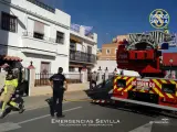 Sucesos.- Un varón de 70 años muere en incendio en su vivienda en Calle Pruna y rescatan a un bebé y una mujer