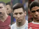 Cristiano, Messi y Varane, en el eFootball