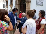 Mayores de Alameda recrean la historia teatralizada de su pueblo a través de códigos QR para los visitantes