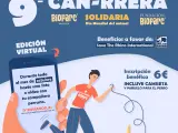 Cartell de la IX 'Can-rrera' de Bioparc, de nou virtual