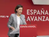 La portavoz del Comité Organizador del 40º Congreso del PSOE, Eva Granados.