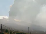 Volcán de La Palma en erupción el 4 de octubre de 2021.