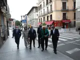 José María Álvarez del Manzano, Ana Botella, Manuela José Luis Martínez Almeida, Manuela Carmena, Alberto Ruiz Gallardón y Juan Barranco, los alcaldes de Madrid.