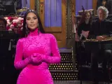 Kim Kardashian presentando el 'Saturday Night Live'.