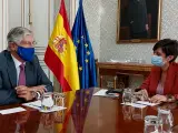 Isabel Rodríguez se reúne con el embajador de Portugal en España