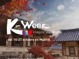 Cartel promocional de la semana de Corea del Sur en Madrid.