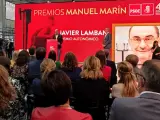 Javier Lambán, Ángel Víctor Torres, Anne Hidalgo y Nadia Calviño reciben los premios Manuel Marín del PSOE