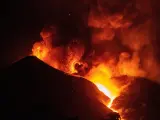 Volcán enfurecido de La Palma