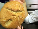 El pan elaborado por Locatelli a partir de uno encontrado en Pompeya.