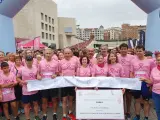 La carrera solidaria del cáncer de Mama llenará este domingo las calles de Bizkaia, en una edición con recorrido libre