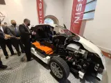 Un Nissan 'Half Leaf', dividido a la mitad para mostrar su mecánica, se incorpora al Museo de la Automoción de Salamanca