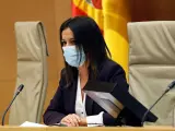 La secretaria de Estado de Sanidad, Silvia Calzón, este miércoles en el Congreso.