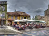 Avilés: Plaza del Carbayo.