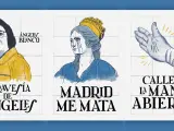 Conjunto de postales del proyecto 'Madrid me Mata'.