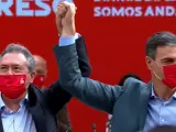 Pedro Sánchez y Juan Espadas