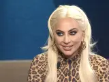 Lady Gaga en el programa italiano 'Che Tempo Che Fa'.