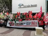 Manifestación contra el ERE de Unicaja el martes 16 de noviembre de 2021