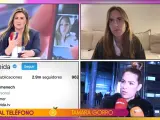 La 'influencer' Tamara Gorro interviene en 'Sálvame'.