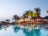 Piscina y restaurante El Mirador en The Ritz Carlton Abama, Tenerife.