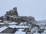 El pueblo burgalés de Frías con su castillo.