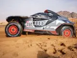 Carlos Sainz, durante el Dakar 2022