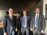 Pedro Rodero, Jaime Peiro y Javier Loriente de Ontier