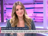 Marta Riesco da la cara en 'El programa de Ana Rosa'.