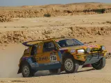 El Peugeot 205 T16 en el Dakar 2022, de la categoría Classic.