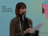 Irene Villa da el pregón en las fiestas de San Antón