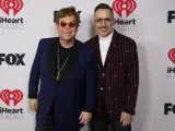 Elton John y David Furnish, en 2021.