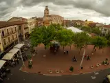 Plaza mayor de Medina del Campo.