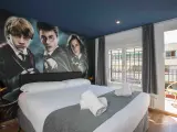 Habitaci&oacute;n Harry Potter del hotel Casual del Cine, en Valencia.