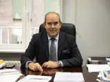 El presidente del Foro de la Industria Nuclear, Ignacio Araluce, en su despacho. JORGEZORRILLA (Foto de ARCHIVO) 20/10/2020