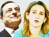 El primer ministro italiano, Mario Draghi, y la titular de Transici&oacute;n Ecol&oacute;gica, Teresa Ribera