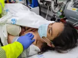 Una mujer da a luz en un centro de acogida de Madrid con ayuda del Samur