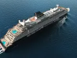 Vista del nuevo EXPLORA I, el primero de los barcos de lujo de MSC Cruceros.