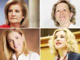 F&aacute;tima B&aacute;&ntilde;ez, Pilar Gonz&aacute;lez de Frutos, Carmen Alsina y Rosa Santos